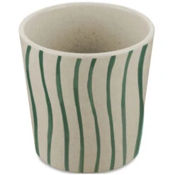 Koziol Becher Monstera Stripes, 4 Stück