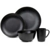 Camp4 Geschirrset Lund 16-teilig, Schwarz -Campingmöbel Für Den Außenbereich Geschäft 439918106 0