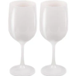 Camp4 Weinglas SAN 370 Ml Weiß, 2er Set
