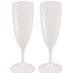 Camp4 Sektglas SAN 160 Ml Weiß, 2er Set