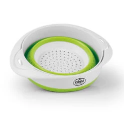Camp4 Silikon-Schüssel Und Sieb Faltbar, Weiß/grün
