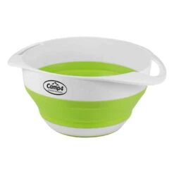 Camp4 Silikon-Schüssel Und Sieb Faltbar, Weiß/grün -Campingmöbel Für Den Außenbereich Geschäft 439941081 2