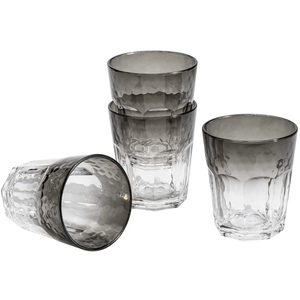 Bo-camp Trinkglas-Set Smoke 200 Ml, 4 Stück 3 Bo-camp Trinkglas-Set Smoke 200 Ml, 4 Stück