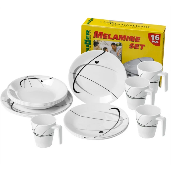 Brunner Melamin-Geschirrset Serenade 16-teilig 3 Brunner Melamin-Geschirrset Serenade 16-teilig