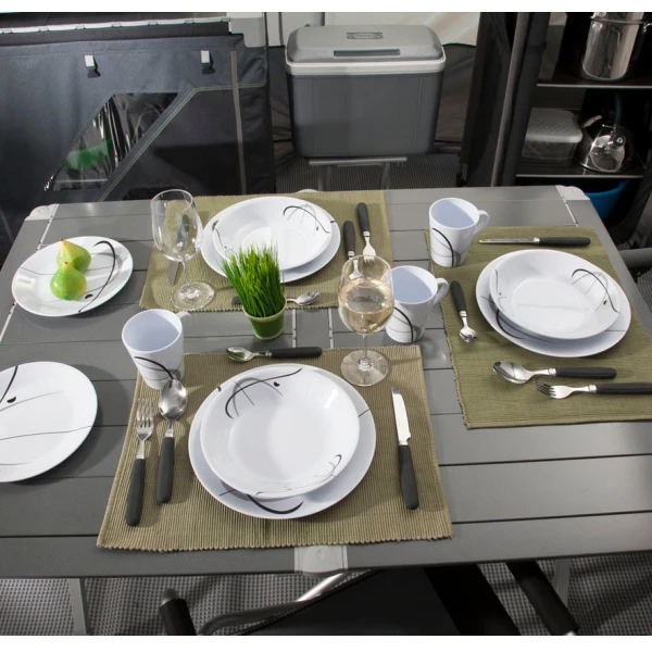 Brunner Melamin-Geschirrset Serenade 16-teilig 5 Brunner Melamin-Geschirrset Serenade 16-teilig – Bild 3