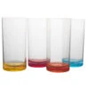 Gimex Trinkglas Longdrink 500 Ml, 4er-Set, Bunt -Campingmöbel Für Den Außenbereich Geschäft 550472 0