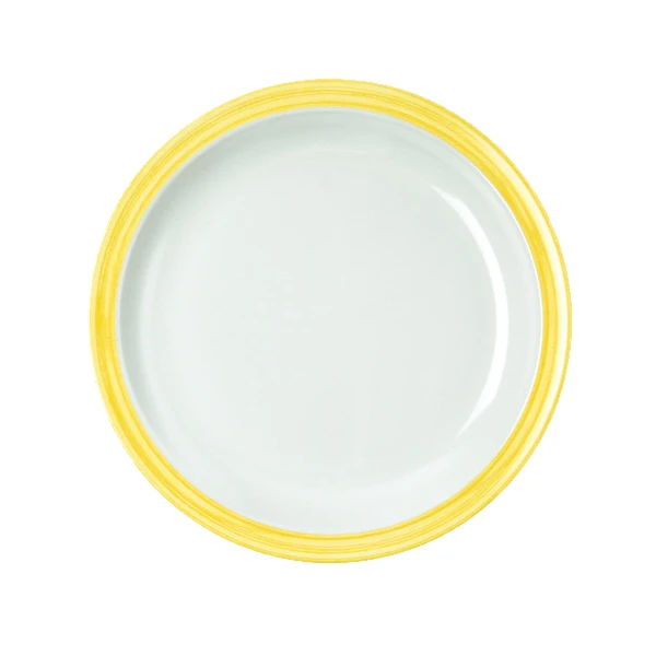 Waca Teller Flach Melamingeschirr Bistro Gelb 3 Waca Teller Flach Melamingeschirr Bistro Gelb