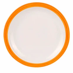 Waca Teller Flach Melamingeschirr Bistro Orange