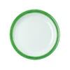 Waca Teller Flach Melamingeschirr Bistro, Grün