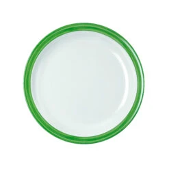 Waca Teller Flach Melamingeschirr Bistro, Grün