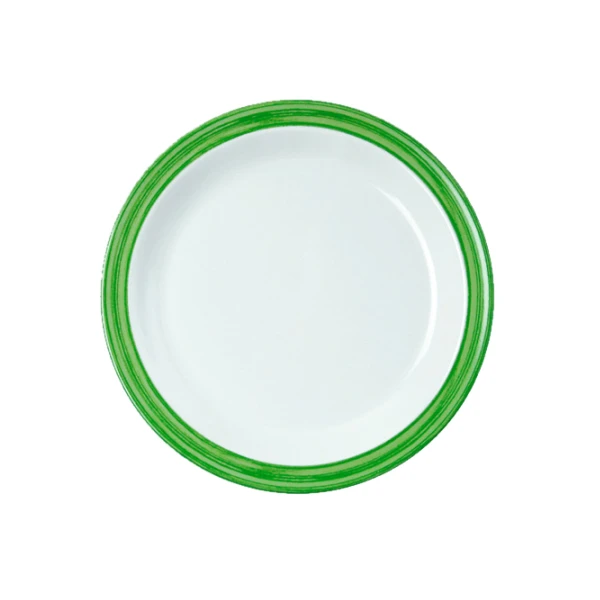 Waca Dessertteller Melamingeschirr Bistro, Grün 3 Waca Dessertteller Melamingeschirr Bistro, Grün