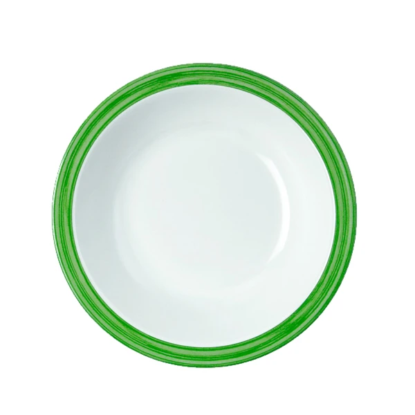Waca Suppenteller Melamingeschirr Bistro Grün 3 Waca Suppenteller Melamingeschirr Bistro Grün