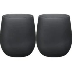 Brunner Trinkglas Blacksatin 350 Ml, 2er Set