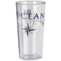 Brunner Trinkglas Blue Ocean Mit Anti-Slip-Ring, 400 Ml, 2er-Set