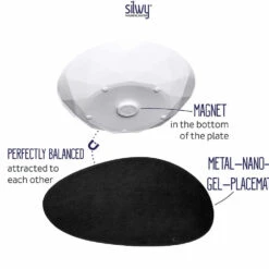 Silwy Magnet-Geschirr Essteller, 2er-Set -Campingmöbel Für Den Außenbereich Geschäft 550772 3