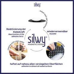 Silwy Magnet-Geschirr Essteller, 2er-Set -Campingmöbel Für Den Außenbereich Geschäft 550772 4
