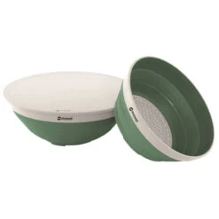 Outwell Collaps Schüssel Und Sieb Set, Dunkelgrün