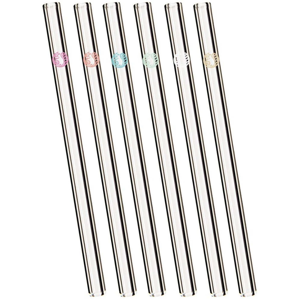 Chinchilla Glastrinkhalme 15 Cm, 6 Stück 3 Chinchilla Glastrinkhalme 15 Cm, 6 Stück