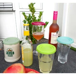 Purvario Trinkglasabdeckung BEE, 4er Set -Campingmöbel Für Den Außenbereich Geschäft 551148 2