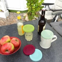 Purvario Trinkglasabdeckung BEE, 4er Set -Campingmöbel Für Den Außenbereich Geschäft 551148 3