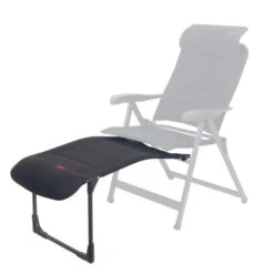 Crespo Fußauflage Air Deluxe Gepolstert, Schwarz