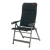 Crespo Campingstuhl Air Deluxe Spezial, Schwarz