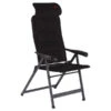 Crespo Campingstuhl Compact Hoch AP/240-ADCS, Schwarz -Campingmöbel Für Den Außenbereich Geschäft 601464 0