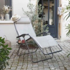 Lafuma Relaxsessel RSXA Clip XL Beige -Campingmöbel Für Den Außenbereich Geschäft 601473 2