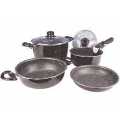 Gimex Kochtopfset Black Line 7-tlg.