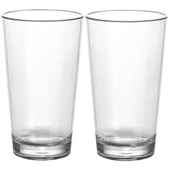 Gimex Latte Macchiato Glas Klar, 2er Set