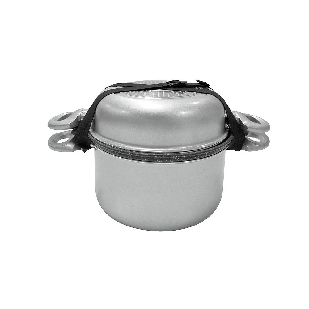 Gimex Alu-Topfset Silver Line 8-teilig 4 Gimex Alu-Topfset Silver Line 8-teilig – Bild 2