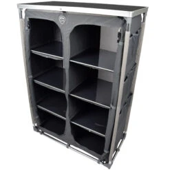 DEFA Campingschrank Mit 8 Fächer Grau