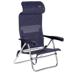 Crespo Strandstuhl Beach Chair Alu, Blau