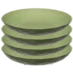 Koziol Suppenteller Club Tief 4-teilig, Nature Leaf Green -Campingmöbel Für Den Außenbereich Geschäft 9984466 1