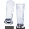 Silwy Magnet-Kunststoffgläser Bier 500 Ml, 2er-Set