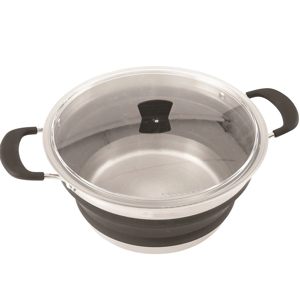 Outwell Collaps Topf L 3,4 Liter Inkl. Deckel, Schwarz 3 Outwell Collaps Topf L 3,4 Liter Inkl. Deckel, Schwarz