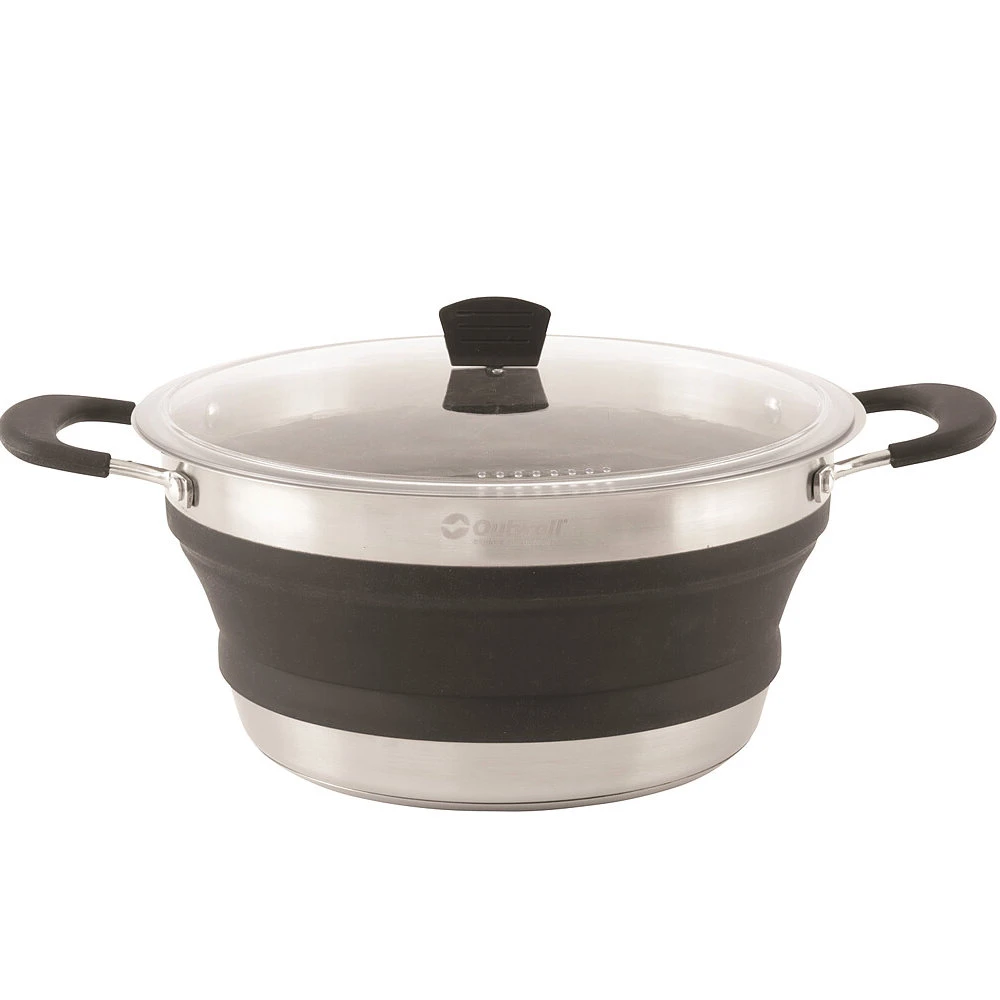 Outwell Collaps Topf L 3,4 Liter Inkl. Deckel, Schwarz 4 Outwell Collaps Topf L 3,4 Liter Inkl. Deckel, Schwarz – Bild 2